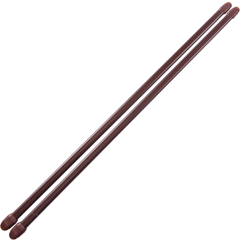 Bara perdeluta, extensibila, metal, maro, 80/100 cm, set 2 buc