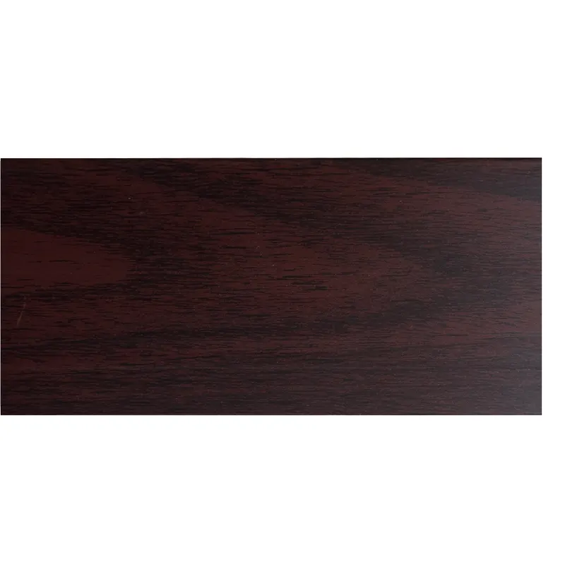 Masca pentru sina de tavan din PVC, mahon, latime de 7,5 cm