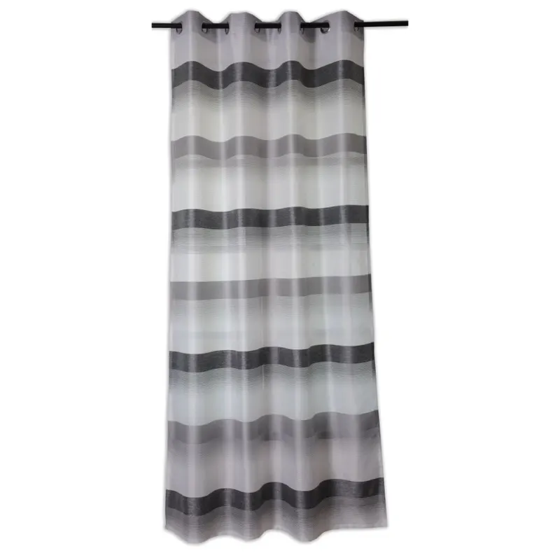 Perdea Ösenschal 2421, 100% poliester, 04 gri, 140 x 245 cm
