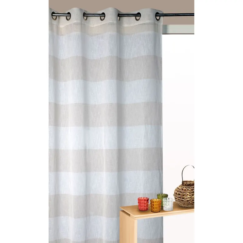 Perdea Pauline din 100% poliester, natur 021, 140 x 240 cm