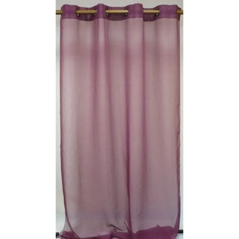 Perdea Charlotte din 100% poliester, violet 138, 140 x 260 cm