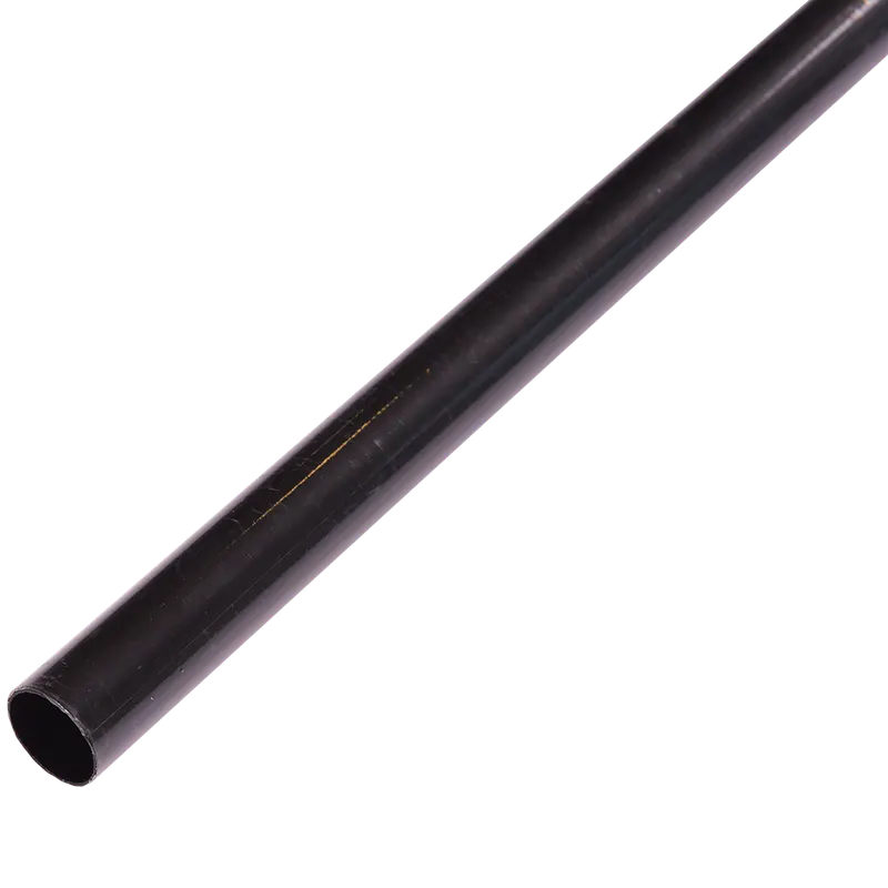 Bara galerie metal forjat, 16 mm, 200 cm, negru