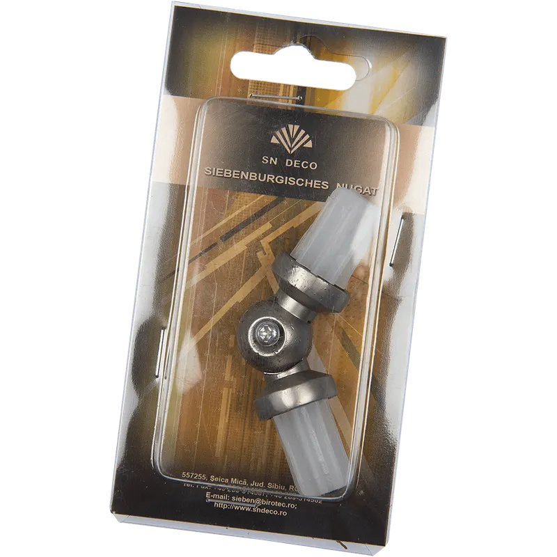 Element imbinare galerie, colt, Sndeco, metal forjat, inox, 16 mm