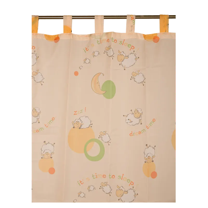 Perdea Rovitex Sheep 6702, model cu desene, multicolor, poliester, 145 x 245 cm