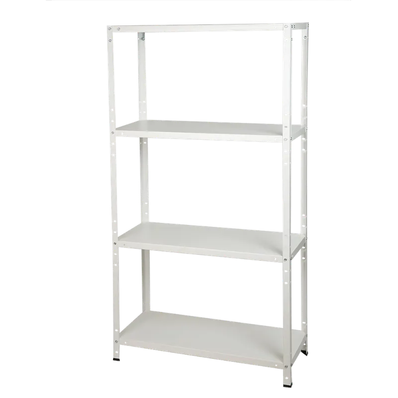 Raft metalic cu 4 polite din metal, 75 kg/polita, 150 x 75 x 30 cm