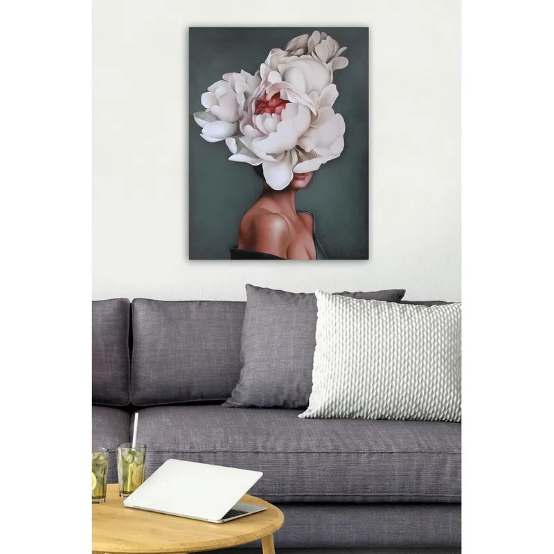 Tablou Canvas Giulesti, Gri, 70x50 cm - Gri