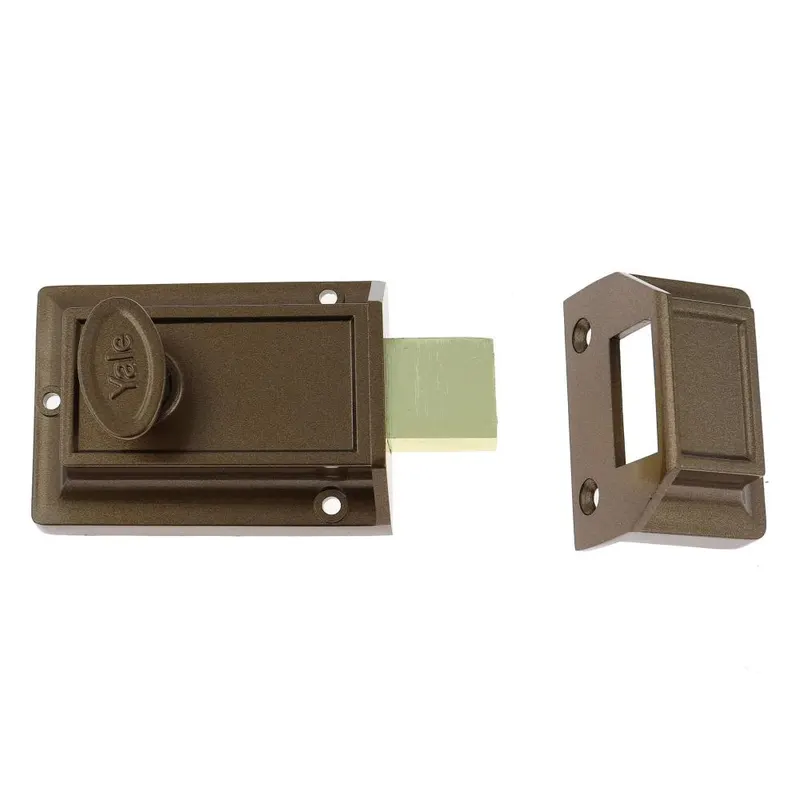 Broasca aplicata pentru usa exterior, 200 x 150 x 100 mm, maro