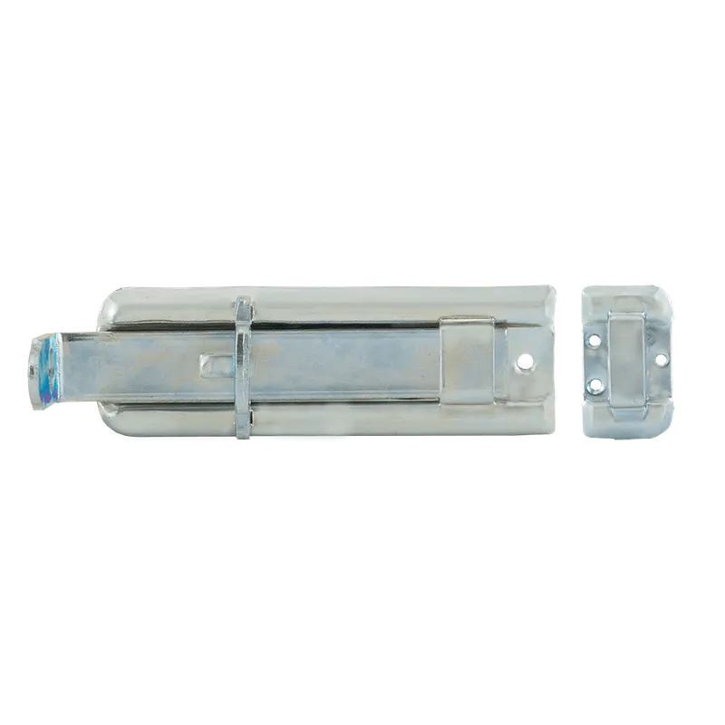 Zavor aplicat pentru usi, prindere cu lacat, otel zincat, L: 125 mm