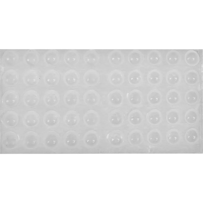 Bumpon, transparent, 8 x 2,4 mm, 100 BUC