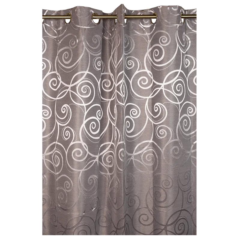 Draperie Yvonne, gri, textil, 135 x 245 cm