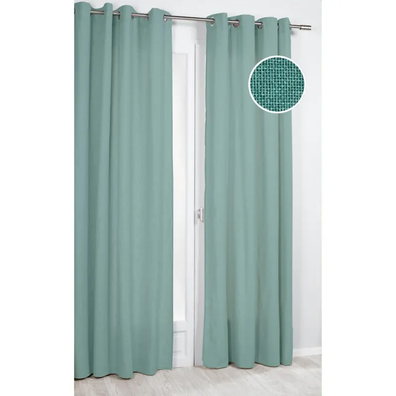 Draperie Precieux 57187, 100% poliester, verde 180, 140 x 260 cm