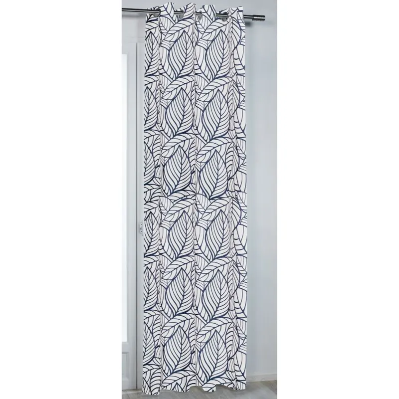 Draperie Pierre Rocle Teck bleu 140, 100% poliester, gri/albastru, l 140 cm, H 260 cm