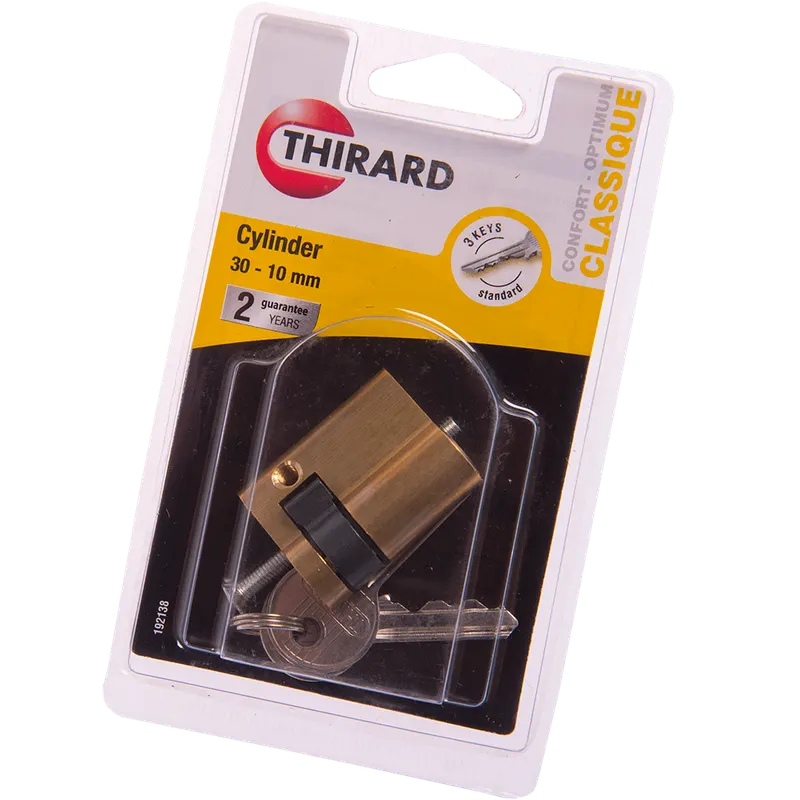 Cilindru SA Series, alama, 30 x 10 mm