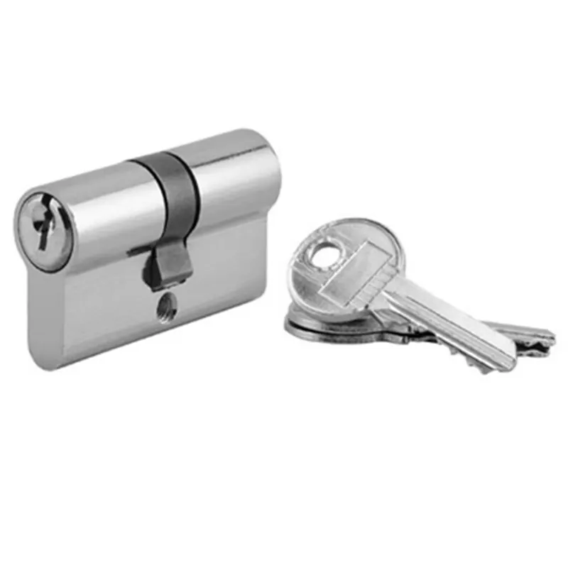 Cilindru Europrofile, aluminiu, 30 x 30 mm, 3 chei nichelate