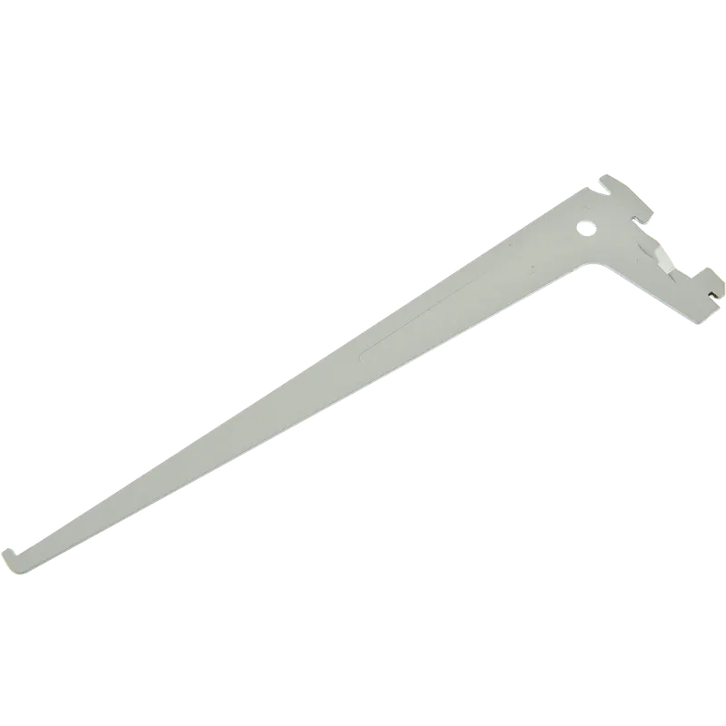 Suport pentru rafturi din lemn, metal sau sticla, L: 500 mm, alb