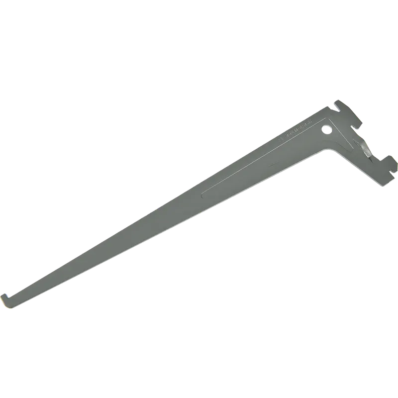 Suport pentru rafturi din lemn, metal sau sticla, L: 500 mm, gri