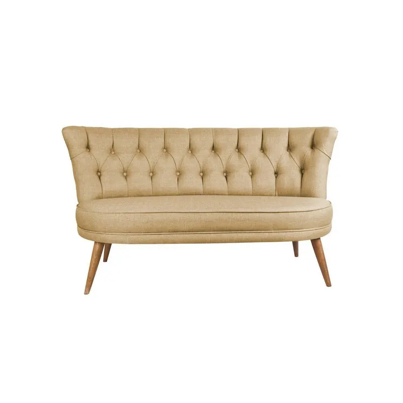 Canapea Fixa cu 2 Locuri Richland Loveseat, 140x71x80 cm - Maro
