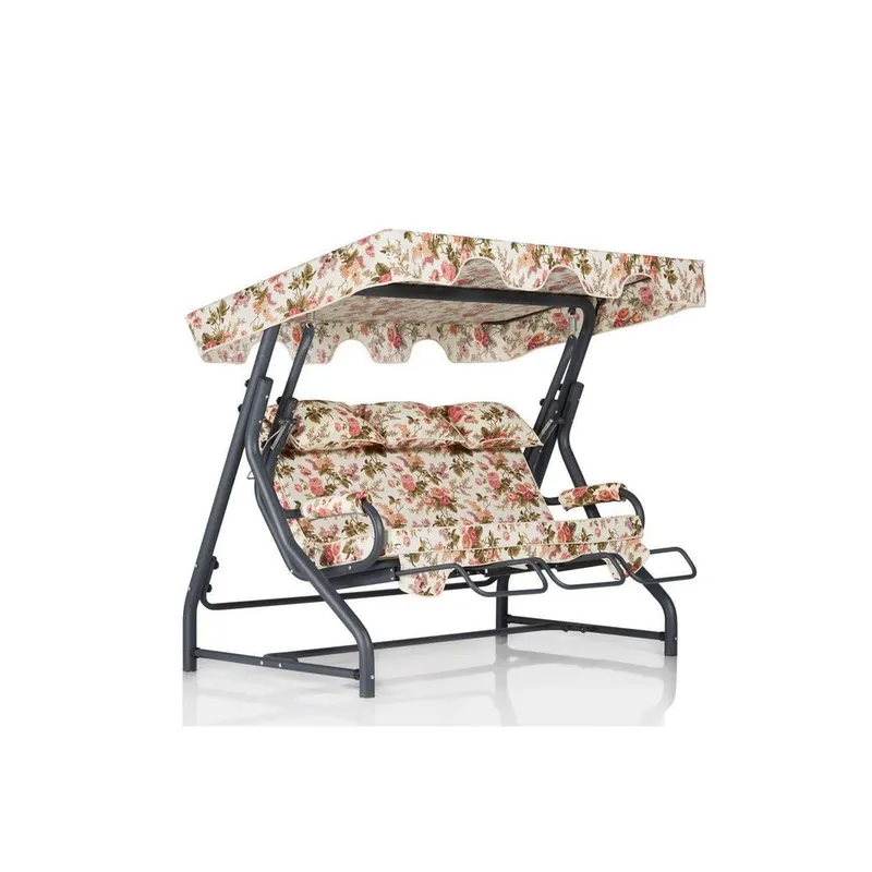 Balansoar de gradina cu 3 locuri Extensibila Shalom, Multicolor, 160x110x50 cm - Multicolor