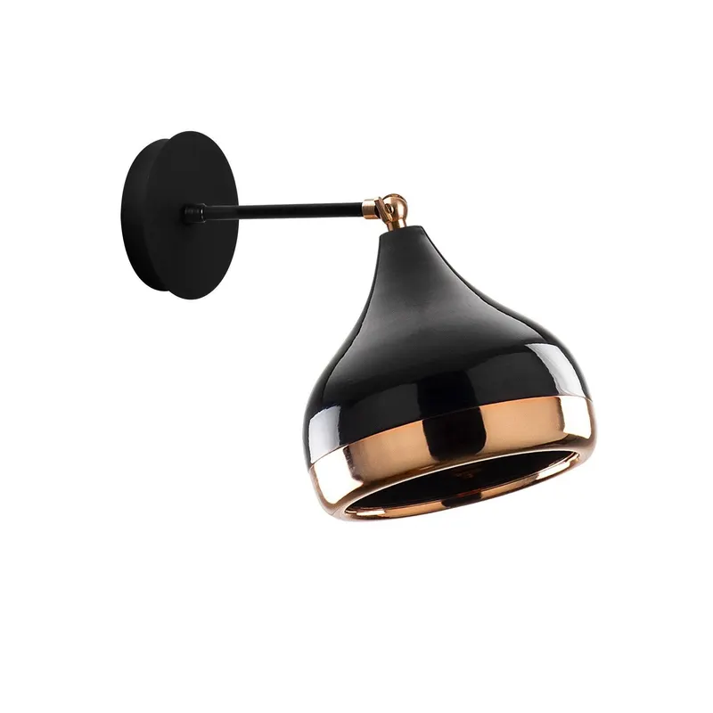 Aplica de perete Spark, Negru, 17x17x28 cm - Negru