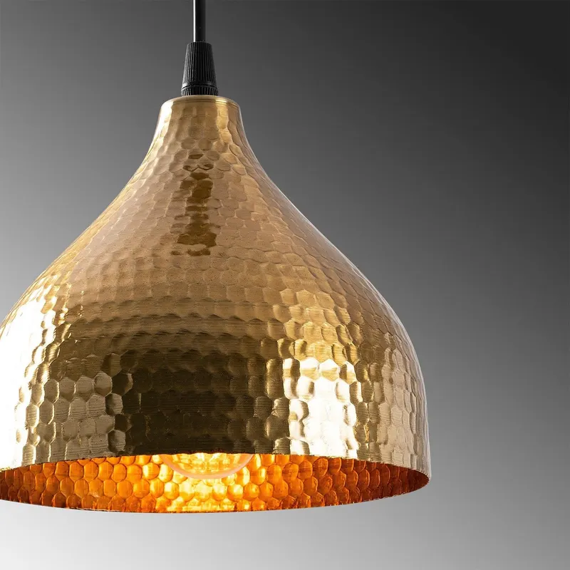 Lustra Sunspire, Vintage, 18x18x114 cm - Auriu