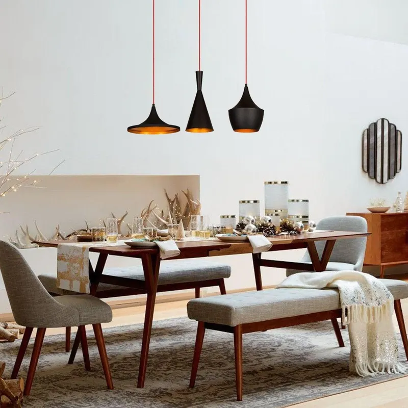 Lustra Archa, Negru - Auriu, 80x80x130 cm - Negru