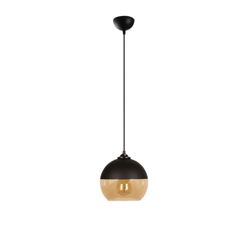 Lustra Luxus, Negru, 20x20x116 cm - Negru