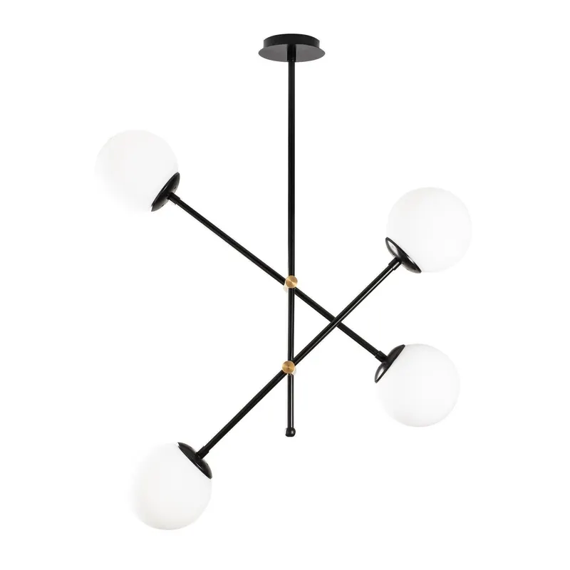 Lustra Lumea, Negru, 15x15x70 cm - Negru