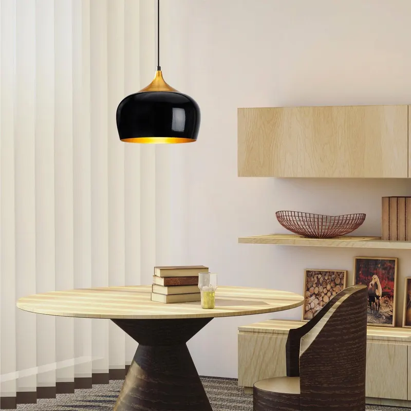 Lustra Kilian, Negru, 30x30x123 cm - Negru