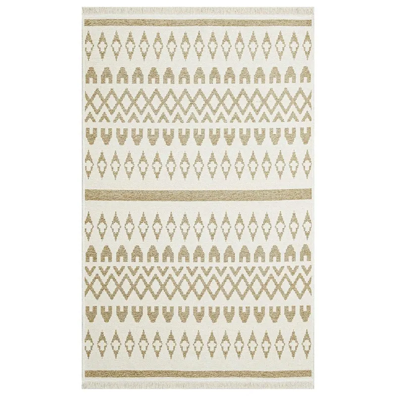 Covor de living / dormitor Maze Home Mondo Reversibil, Cream Beige 03 (diverse dimensiuni), 120x180 cm - 80 x 150 / Bej