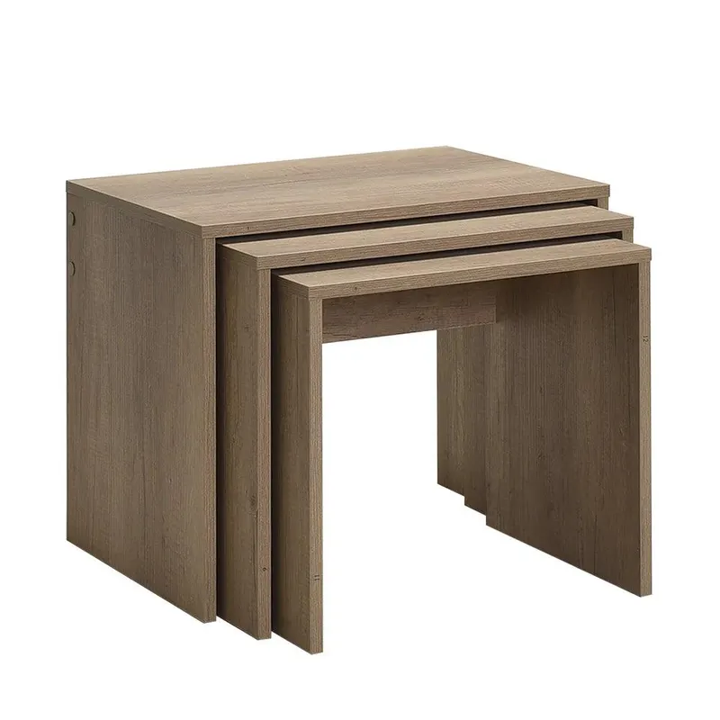 Set 3 Masute Cafea Zigon SHP-103-PP-1 Home Collection®, 55x47x40 cm - Natur