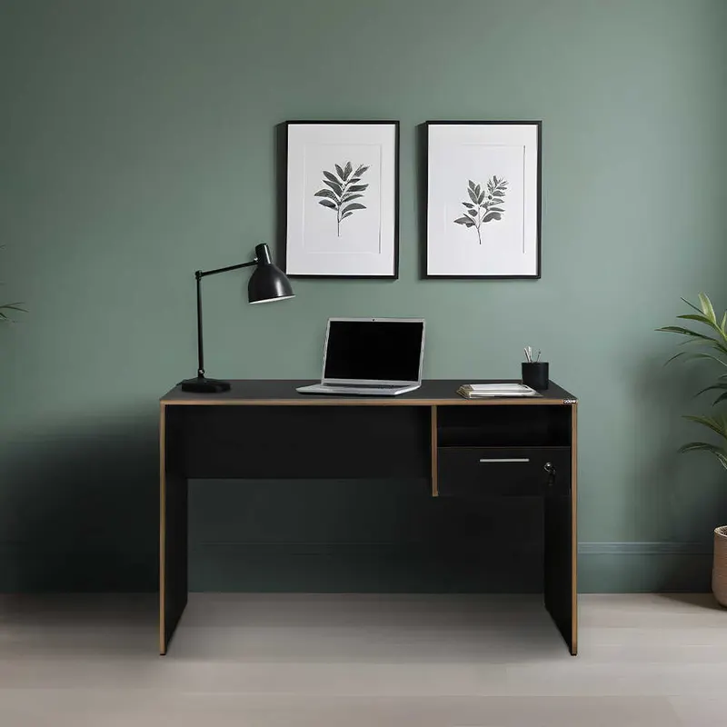 Birou CMS-510-DD-1 Home Collection® Concept, 120x75x60 cm - Gri inchis