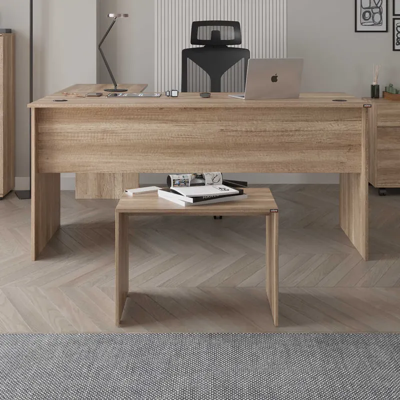 Masuta Cafea/Birou RSH-300-DD-1 Home Collection® Rio Office, 60x43x40 cm - Lemn Natural