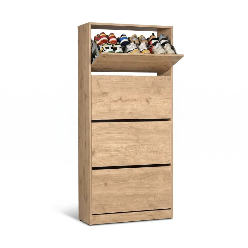 Pantofar SHC-540-BB-1 Home Collection® Max XL, 24 Perechi, 4 Compartimente, 73x157x26 cm - Natural