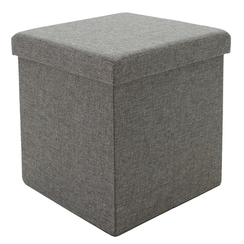 Taburet Crystal, 38x38x38cm - Negru