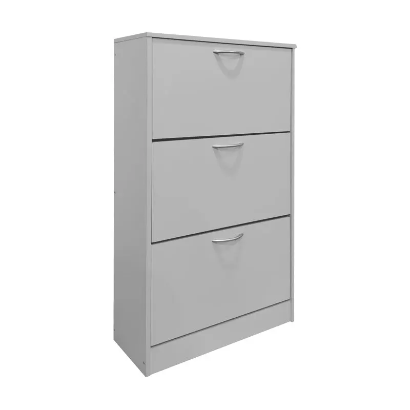 Pantofar cu functie de organizare Savaz, Lemn, Alb, 60x24x114 cm - Alb