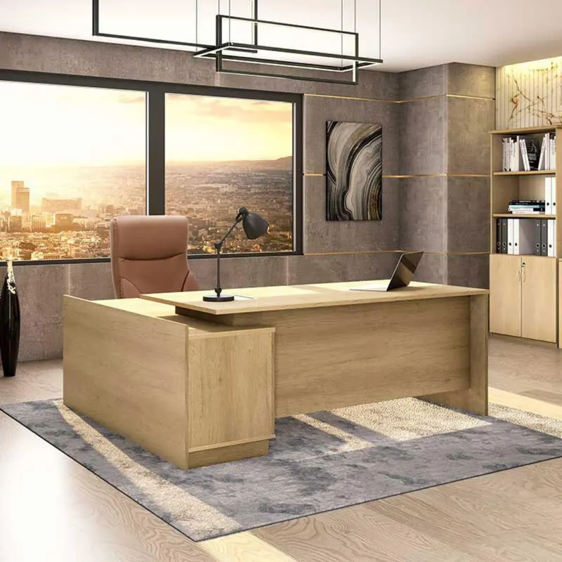 Birou colt Amazon dreapta, Sonoma, 180x160x76 cm - Sonoma
