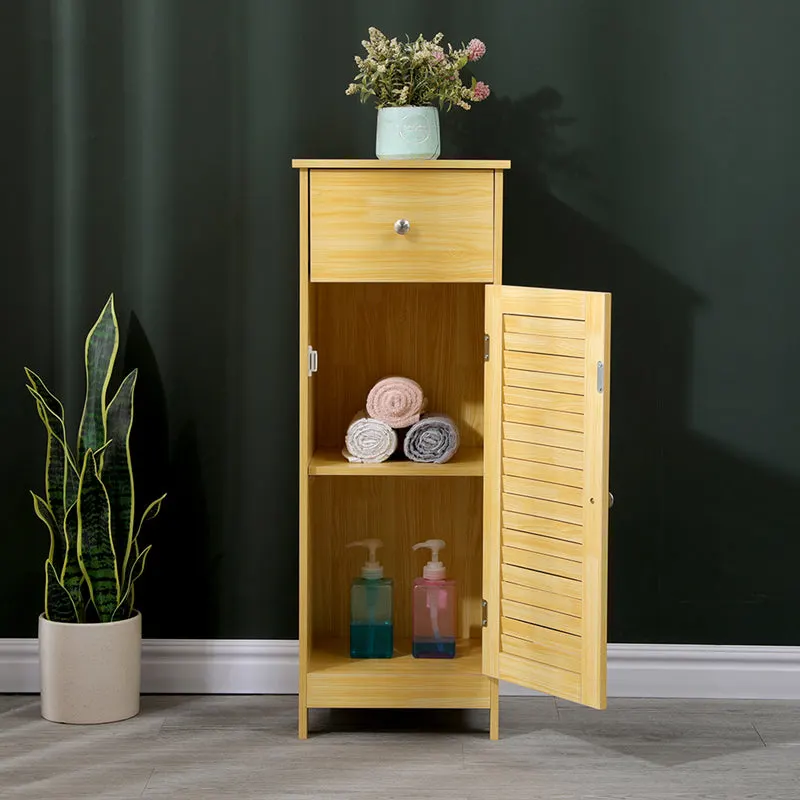 Dulap de baie Chesy, MDF, 32x30x87 cm - Natural