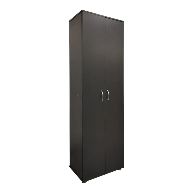 Dulap pantofi cu functie organizare Racka, Lemn, Diverse culori, 58x34x186 cm - Antracit