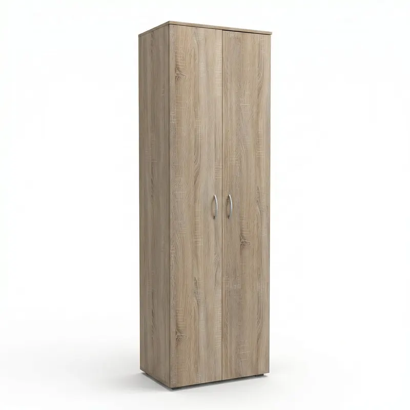 Dulap pantofi cu functie organizare Racka, Lemn, Diverse culori, 58x34x186 cm - Stejar