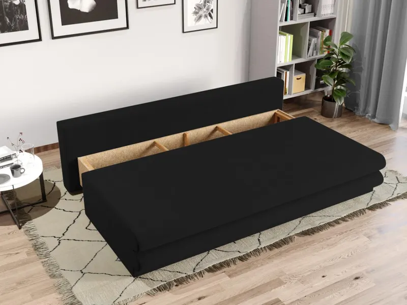 Canapea Extensibila Sensi Neagra — imaginea 3