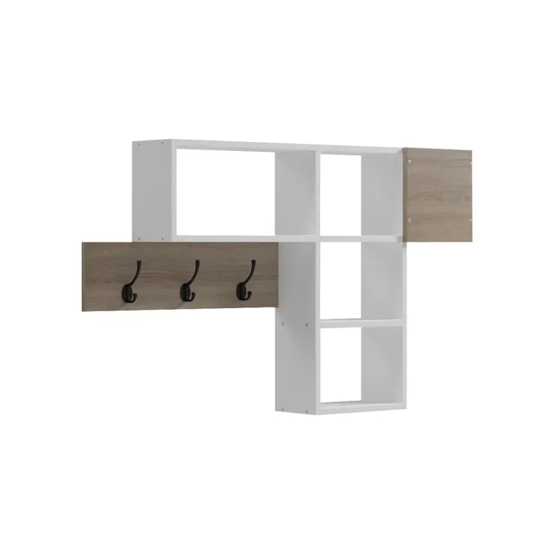 Cuier Wenia, Lemn, 99x15x61 cm - Sonoma-Bej