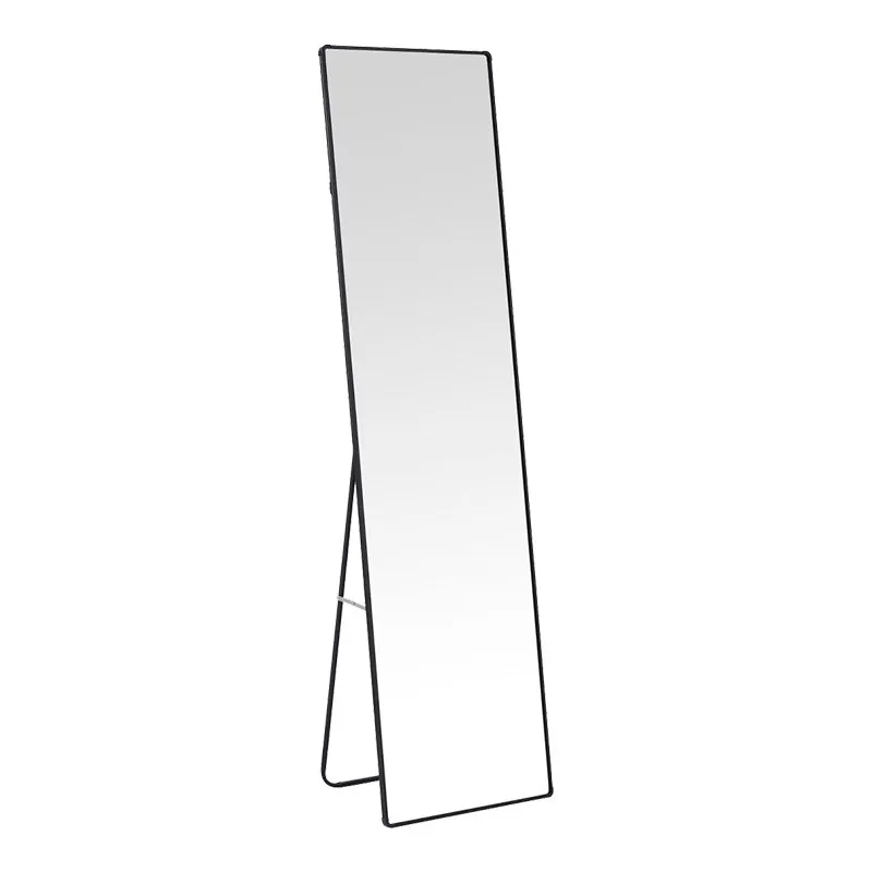 Oglinda Moira, Aluminiu, 40x28x150 cm - Negru