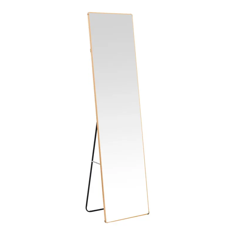 Oglinda Moira, Aluminiu, 40x28x150 cm - Auriu