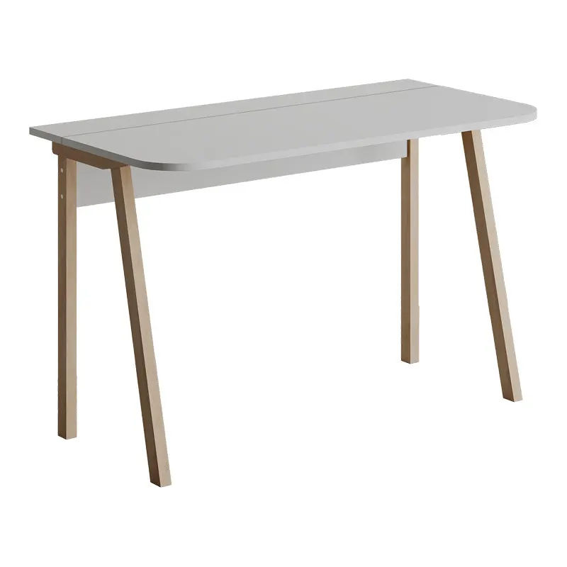Birou Malia, 120x60x75 cm - Alb-Natural