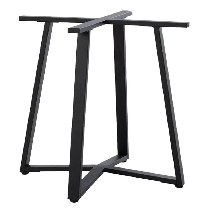 Baza mesei metalice Mulbe, Alb - Negru, 70x70x73 cm - Negru