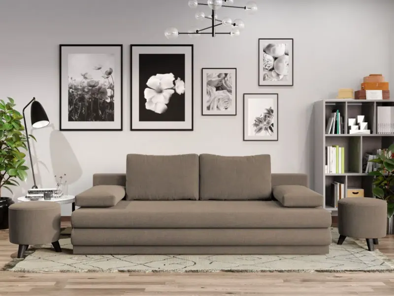 Canapea Extensibila Sensi Cappuccino — imaginea 2