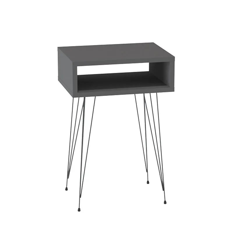 Noptiera Naida, Diverse culori, 40x30x59 cm - Gri