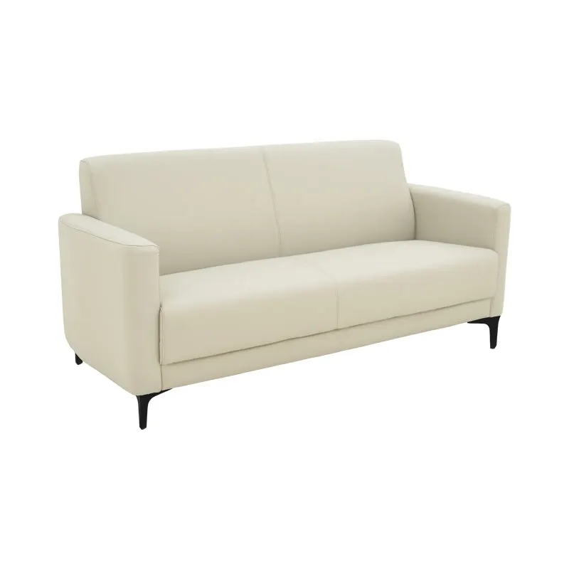 Canapea cu 2 locuri Sidica I, bej, 135x82x81 cm - Negru
