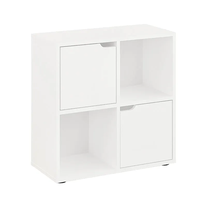 Biblioteca Bookel, 60x28x60 cm - Alb