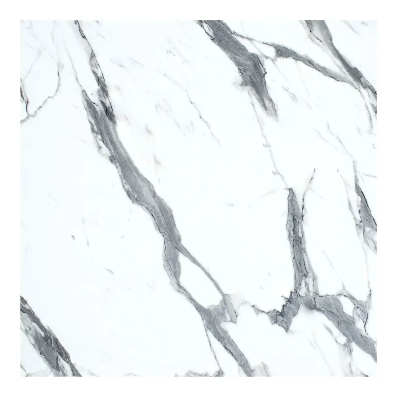 Blat masa Melody, marmura alba grosime 12mm, 70x70 cm - Alb